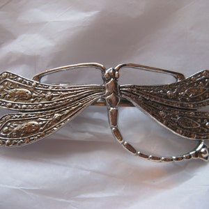 Libellen-Haarspangen, Haarspangen im Art-Deco-Stil, Vintage-Haarspange, Braut-Haarschmuck, Silber von MyElegantThings