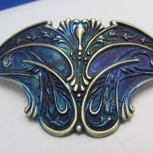 Barokke haarclips Grote haarspeld Art Nouveau-stijl Art Nouveau geïnspireerde haarspeld MyElegantThings