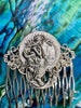 Alphonse Mucha Style Hair Comb Woodland Wedding Vintage Hair combs Bridal Hair Accessories Decorative Combsl Bridal 