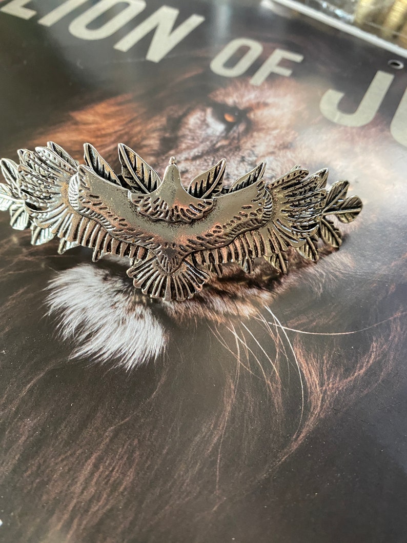 Hawk Hair clip Fern haarclips Soaring majestic eagle door MyElegantThings afbeelding 4