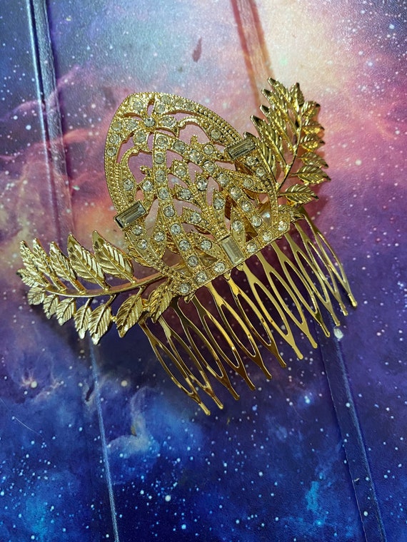 Art Deco Style Hair comb or Headpiece Crown Hair … - image 1