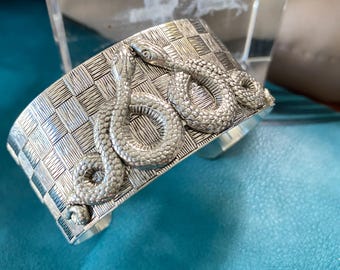 スネークパームブレスレット、エジプト風カフ、ボヘミアンジュエリー