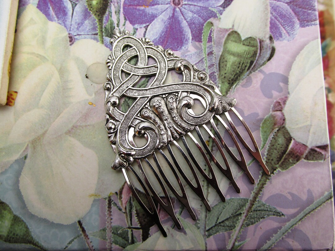 Celtic Knot Style Hair Comb Bridal Hair Accessories Decorative Combs