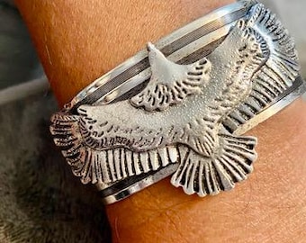 Handcrafted 925 Sterling Silver | Eagle Bracelet | Native American