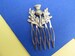 Scottish thistle hair comb Wedding hair clips decorative hair combs simple thistle combs 