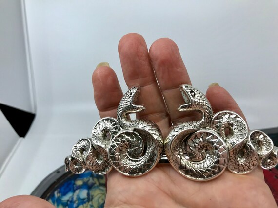 IQUQIXL Schlangen-Haarklammern Für Damen – Metall, Elegantes Design, Große Klammern Für Dickes Haar, Stil 3