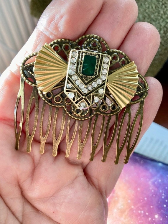 Art Deco Style Hair Comb Bridal Hair Accessories Decorative Combs