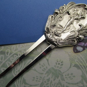 Mucha Art Nouveau hair comb Exotic Lady hair accessories bridal hair ornaments Large Decorative Hair Comb