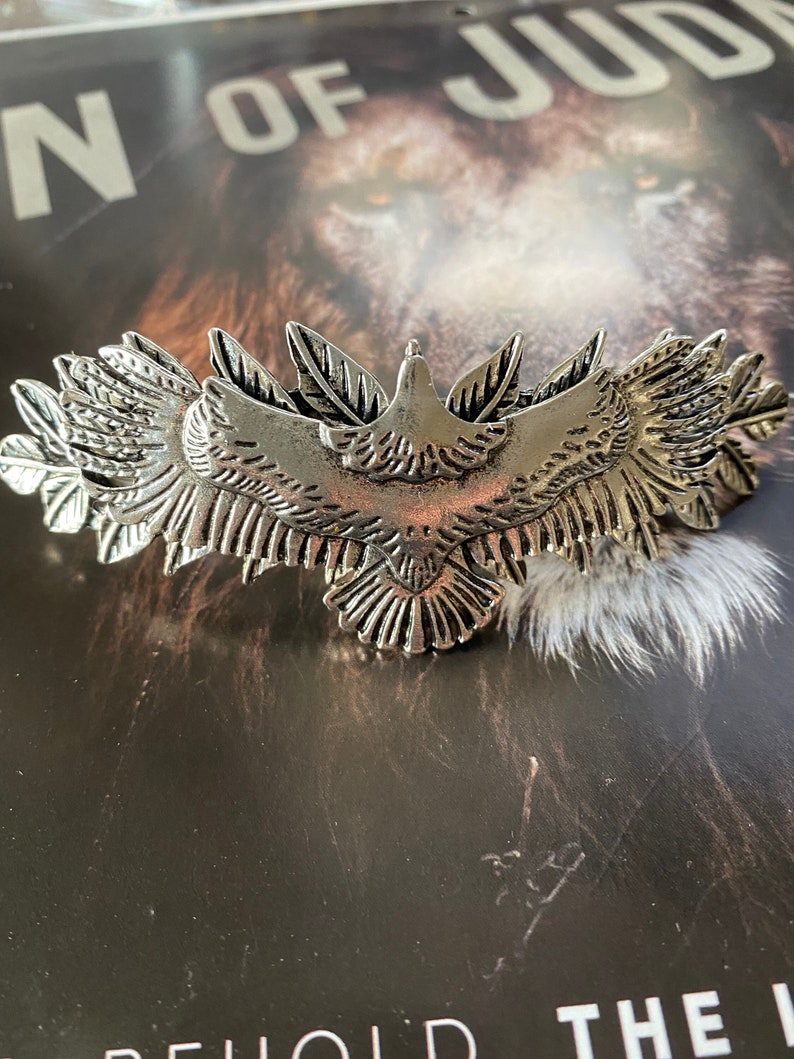 Hawk Hair clip Fern haarclips Soaring majestic eagle door MyElegantThings afbeelding 1