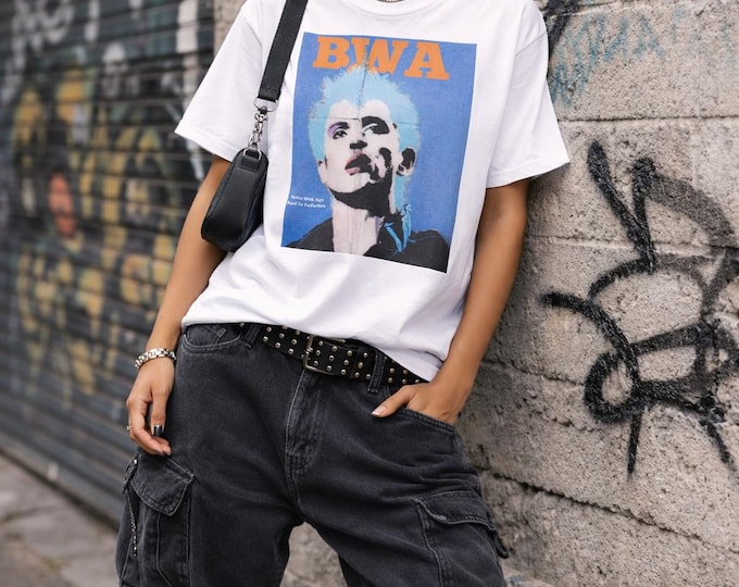 BWA Punk Portrait T-Shirt | Retro Pop Art Music Tee