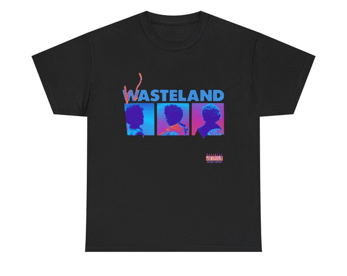 WASTELAND retro silhouette tee | Vintage Pop Art band graphic tee