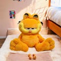 Original Garfield Movie Doll Plush Toy Orange Garfield Fat Cat Doll Gift