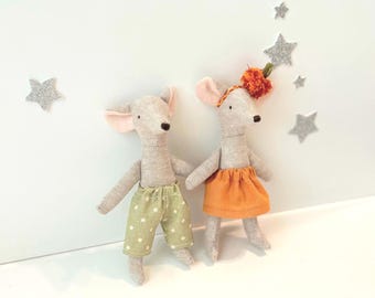 Tiny Mouse Sewing Pattern: 5 Inch Doll with Clothes (PDF Pattern) step by step pictures