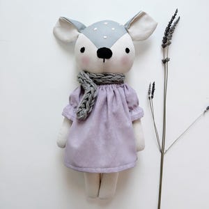 Fawn Deer Doll Sewing Pattern: DIY Linen or Cotton Dress (Instant Download)