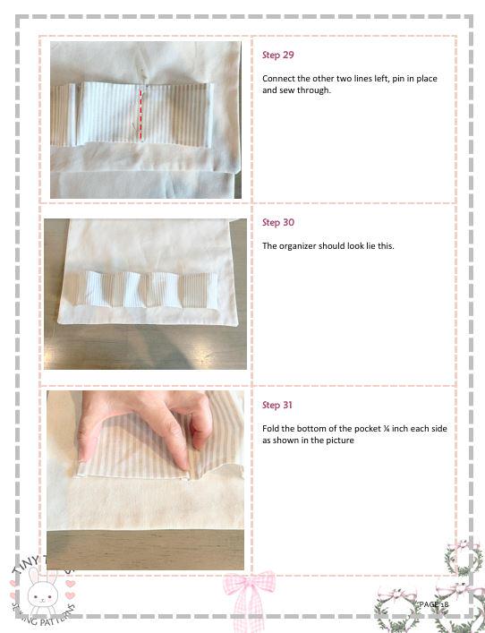 Advent Calendar PDF Sewing Pattern and Tutorial, Organizer, Baby Room ...