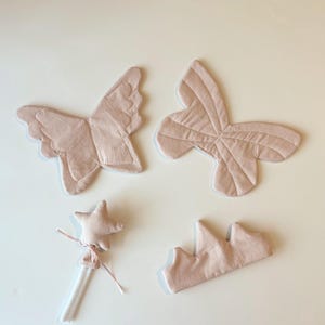 Fairy Doll Wings Costume PDF Sewing Pattern and Tutorial - Fairy Butterfly Wings PDF pattern doll clothes costume pattern -Make a doll fairy