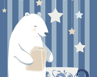 Polar Bear Cafe Etsy