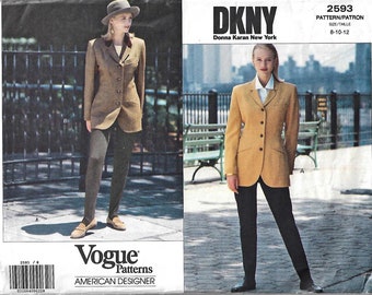 Patron De Couture VOGUE Vintage N°1743 - Signé DKNY - Occasion (à Vérifier)