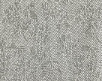 Silky Soft White Swiss Cotton Sateen Damask Scrap Bundles in Stripes, Paisley, Floral Sprigs - Great For Christening Gowns, Sewing, Quilting