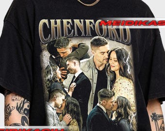 Chenford Lucy Chen and Tim Bradford The Rookie TV Series Unisex Softstyle T-Shirt, TV show fan gift, Police officer couple tee, Cop drama