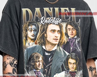 T-shirt Daniel Radcliffe - T-shirt de célébrité, cadeau pour un fan de cinéma, chemise pour cinéphile, haut de la culture pop, produits dérivés du film FD