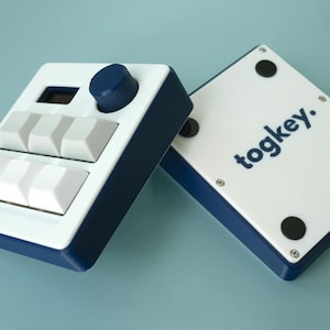 TogKey Pad Plus: Mini teclado con macropad programable de 6 teclas / Perilla de volumen / Pantalla OLED / Iluminación RGB / Interruptores mecánicos intercambiables en caliente / QMK imagen 2