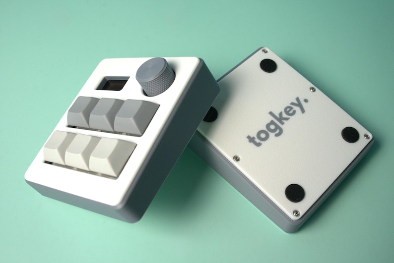 TogKey Pad Plus: Mini teclado con macropad programable de 6 teclas / Perilla de volumen / Pantalla OLED / Iluminación RGB / Interruptores mecánicos intercambiables en caliente / QMK imagen 16