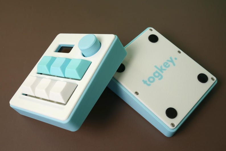TogKey Pad Plus: Mini teclado con macropad programable de 6 teclas / Perilla de volumen / Pantalla OLED / Iluminación RGB / Interruptores mecánicos intercambiables en caliente / QMK imagen 12