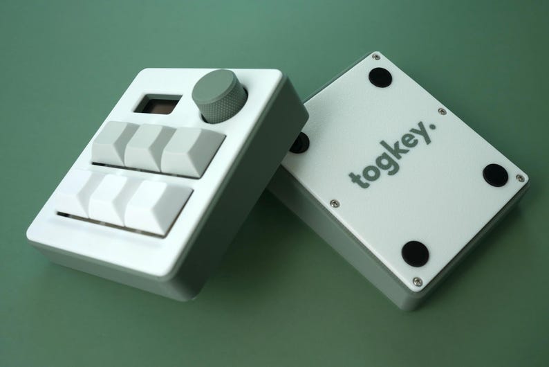 TogKey Pad Plus: Mini teclado con macropad programable de 6 teclas / Perilla de volumen / Pantalla OLED / Iluminación RGB / Interruptores mecánicos intercambiables en caliente / QMK imagen 10