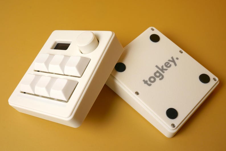 TogKey Pad Plus: Mini teclado con macropad programable de 6 teclas / Perilla de volumen / Pantalla OLED / Iluminación RGB / Interruptores mecánicos intercambiables en caliente / QMK imagen 14