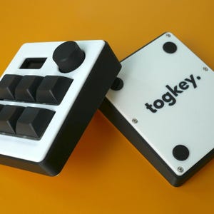 TogKey Pad Plus: Mini teclado con macropad programable de 6 teclas / Perilla de volumen / Pantalla OLED / Iluminación RGB / Interruptores mecánicos intercambiables en caliente / QMK imagen 8