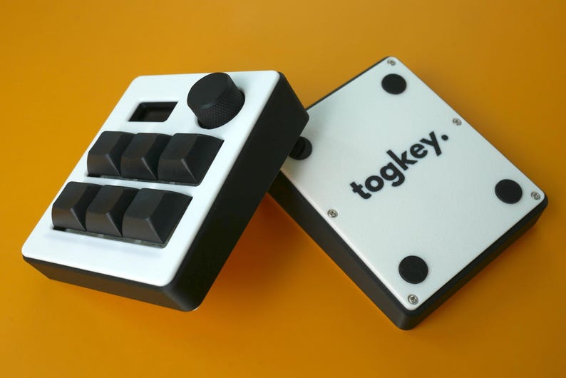 TogKey Pad Plus: Mini teclado con macropad programable de 6 teclas / Perilla de volumen / Pantalla OLED / Iluminación RGB / Interruptores mecánicos intercambiables en caliente / QMK imagen 8