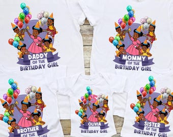 Gracie Custom Birthday Shirt | Personalized Gracie Birthday Girl Shirt | Matching Family Birthday Tee | Cute Dolls Birthday Party Outfit