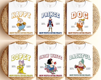 Seven Dwarfs Shirts,Disney Family Shirts,Disney Group Shirts,7 Dwarfs Shirts,Matching Dwarf Shirt,Snow White,Family Vacation,Matching Shirts