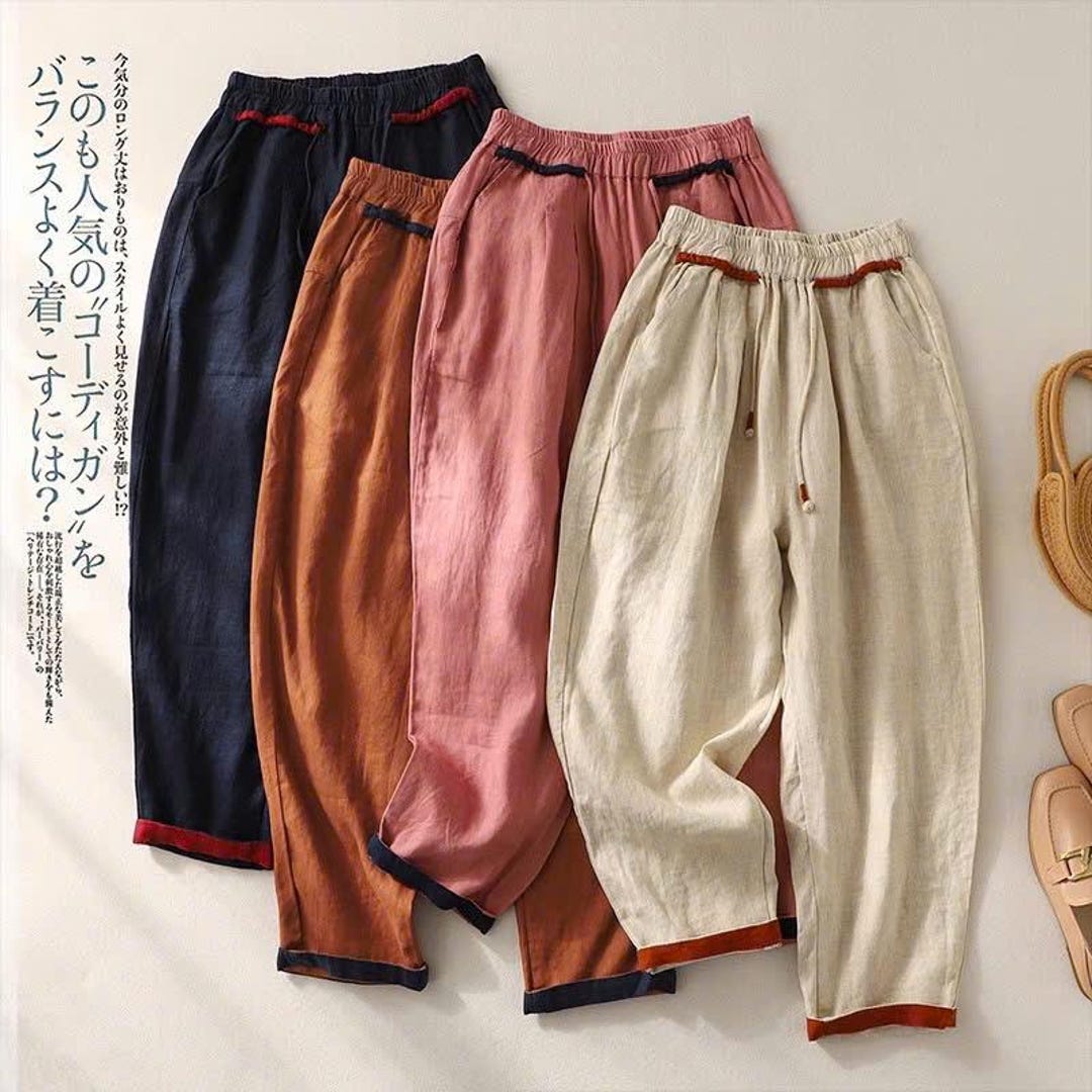 Polyester Satin Balloon Pants