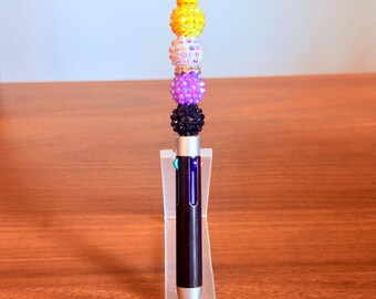 Nonbinary Pride Perlen Acryl Strass 4-in-1 Stift