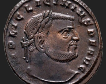 リキニウス 1 世、AE フォリス、アンティオキア造幣局、西暦 308