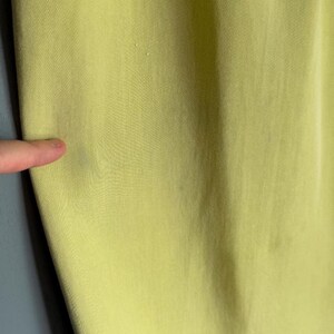 Vintage MISHI Women's XL Creamy Lime Maxi Skirt Tencel 90's Lagenlook Retro Boho image 10