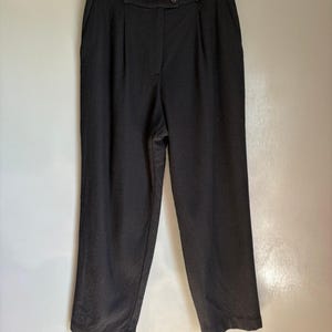 Vintage NORTON MCNAUGHTON Women&#39;s 14P Wool Pants Trousers Lined Pleated Retro