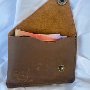 men’s genuine leather wallet (minimalist) crazy horse leather