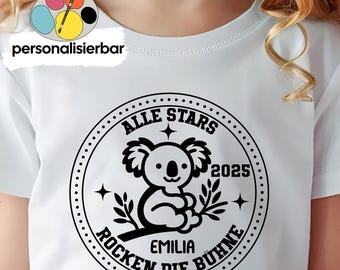 Personalisierte Schulkind-Gruppenshirts, Abschiedsgeschenk 4.Klasse, Schulabschluss Grundschule, Kinder geschenk, Grundschule, Schulkind2025