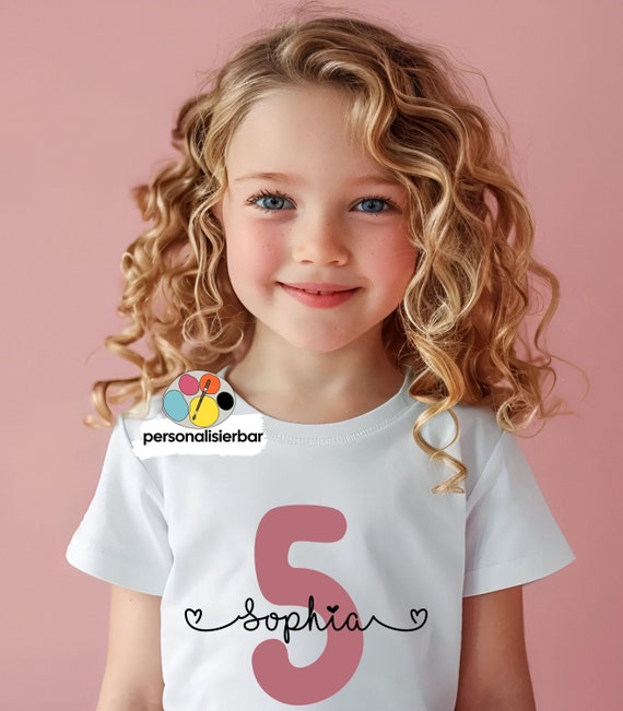 Personalized Birthday Shirt, Custom Name & Age, Party Outfit