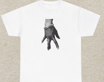 Westside-handsymboolshirt West Coast Rapper-T-shirt voor rapfans Minimalistische Streetwear Rap Graphic Tee Snoop Dogg Ice Cube 2Pac Graphic Tee
