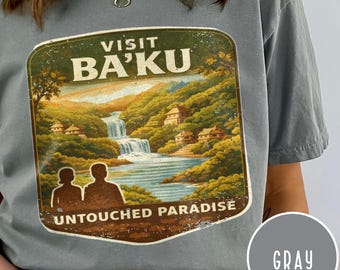 Ba'ku National Park Vintage Star Trek Travel T-Shirt | Sci-Fi Tee