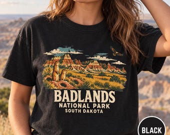 Badlands National Park graphic T-Shirt | South Dakota landscape tee
