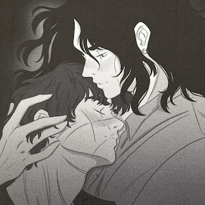 WolfStar A5 Print. -  The moon and the Star