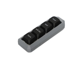 personalized ergonomic keyboard clicker fidget antistress EDC keychain BARK-4