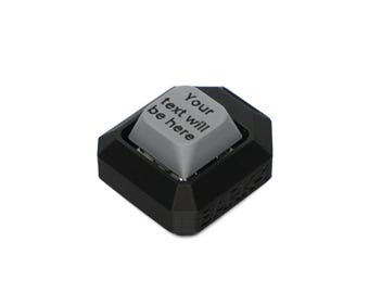 personalized ergonomic keyboard clicker fidget antistress EDC keychain BARK-1