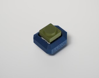 ergonomic keyboard clicker fidget antistress EDC keychain BARK-1 dark blue combo