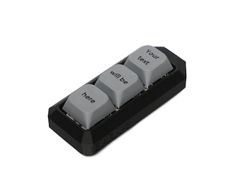 personalized ergonomic keyboard clicker fidget antistress EDC keychain BARK-3